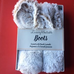 NWT luxury Heatable Boots scented w/ Lavender
